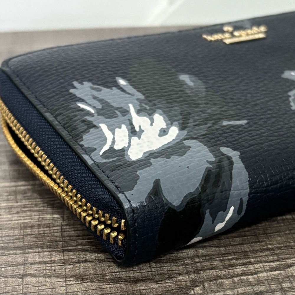 NWT Kate Spade ♠️ Briar Lane Night Rose Wallet - Picture 4 of 12